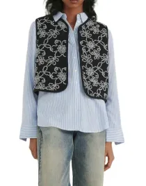 czarna-wzorzysta-krotka-kamizelka-z-haftem-wzor-kwiaty-bawelna