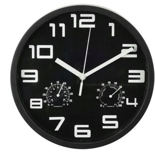 zegar-scienny-koopman-czarny-25cm