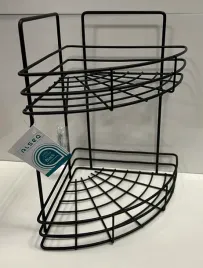 polka-lazienkowa-narozna-2-poziomowa-czarna