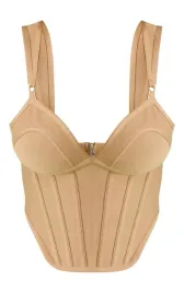 prettylittlething-top-damski-bezowy-na-ramiaczkach-rozmiar-38