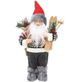 mikolaj-z-nartami-szary-h30cm