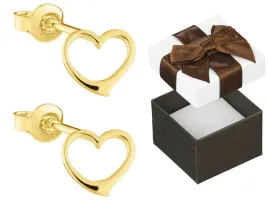 zlote-serduszka-srebrne-pozlacane-kolczyki-serca-sztyfty-srebro-925