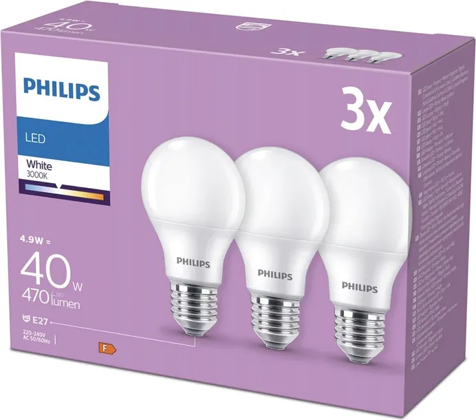 3-x-zarowki-philips-led-470-lumenow-biale-3000kw-e27-220-240v-ac-50-60hz-temperatura-barwowa-3000-k