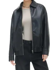 czarna-klasyczna-zasuwana-prosta-luzna-gladka-kurtka-ekoskora-l