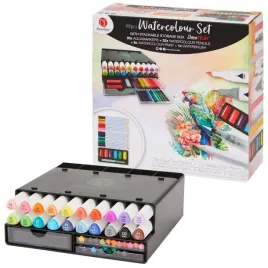 markery-wodne-kredki-farby-pedzel-akwarelowy-decotime-zestaw-48-elementow