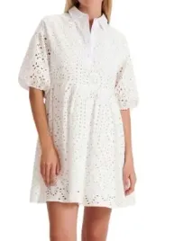 biala-azurowa-sukienka-bawelniana-kolnierzyk-rekaw-3-4-luzna