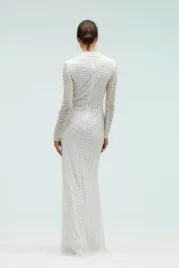 suknia-slubna-ecru-cekinowa-dlugi-rekaw-warstwowana-klasyczna-coast-44