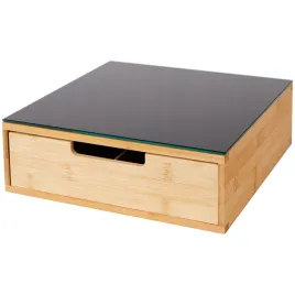 szafka-bambusowa-z-szuflada-na-kawe-herbate-bambusowa-szklany-blat-barowa