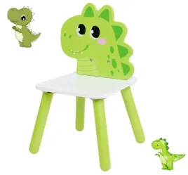 male-drewniane-zielone-skladane-krzeslo-z-dinozaurem-dla-dzieci-dinozaur