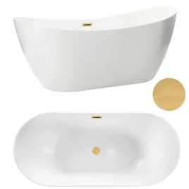 wanna-wolnostojaca-170-x-72-cm-biala-z-pokrywka-gold-model-602-aquauno