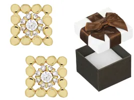 zlote-kolczyki-kwadraty-kulki-z-cyrkoniami-srebrne