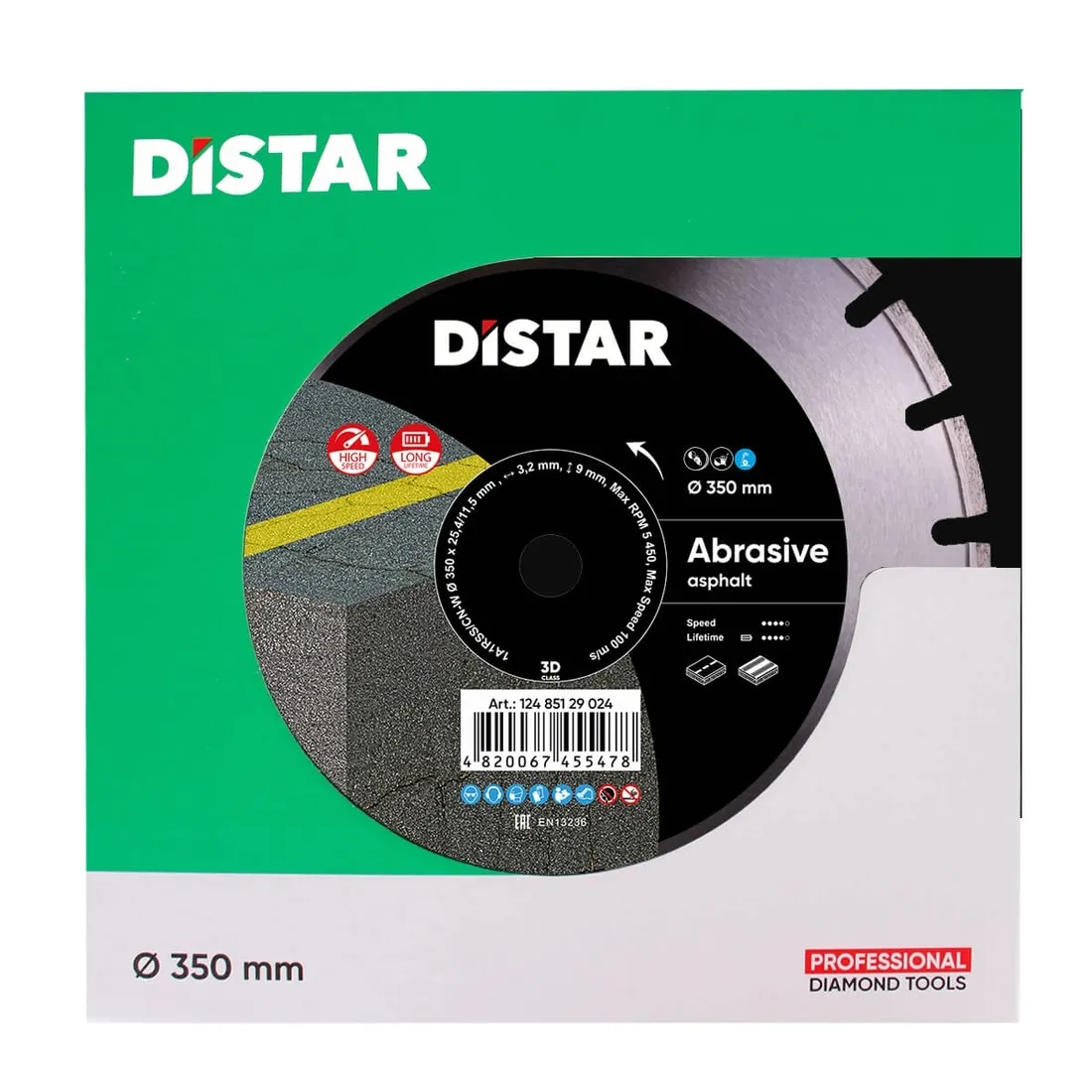 tarcza-diamentowa-tnaca-1a1rss-350mm-abrasive-marka-distar
