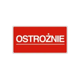 etykiety-100x50mm-ostroznie-100szt