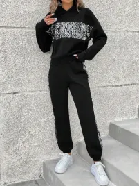 komplet-dresowy-czarny-cekinowy-bluza-kaptur-spodnie-shein-40-42