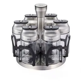 gefu-komplet-6-pojemnikow-kippo-120ml-na-stojaku-obrotowym