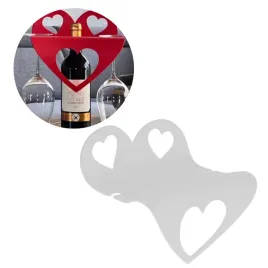 stojak-na-butelke-wina-z-sercami-i-uchwyt-na-2-kieliszki