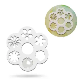 szablon-do-rysowania-kwiatow-plastikowy-okragly-bialy