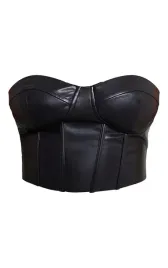 prettylittlething-top-damski-czarny-tuba-rozmiar-40