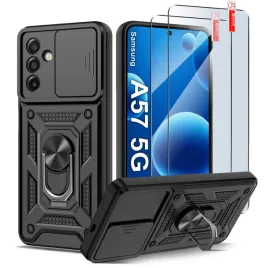 etui-pancerne-czarne-slide-do-samsung-a57-wzmacniane-2x-szklo-9h