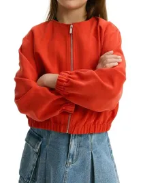 czerwona-gladka-klasyczna-kurtka-bomberka-zamek-imitacja-kieszeni