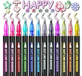 markery-pisaki-magiczne-metaliczne-mazaki-podwojna-linia-konturowe-12szt