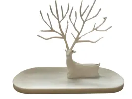 organizer-stojak-na-bizuterie-jelen-3d-nowoczesny-dekor-bialy