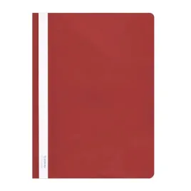 skoroszyt-donau-pvc-a4-twardy-150mic-czerwony