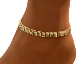 bransoletka-na-noge-miedziana-zlota-geometryczna-regulowana-dlugosc-27-cm