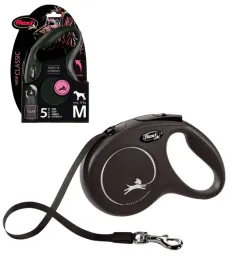 flexi-new-classic-m-tasma-5m-do-25kg-czarna