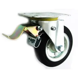 kolo-metalowo-gumowe-fi-160mm-skretne-hamulec