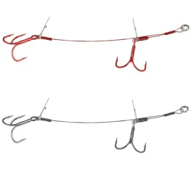 przypon-savage-gear-carbon49-double-stinger-stal-16-kg-115-cm