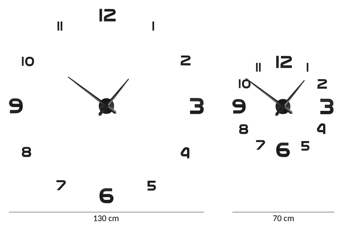 zegar-scienny-cadro-czarny-130cm