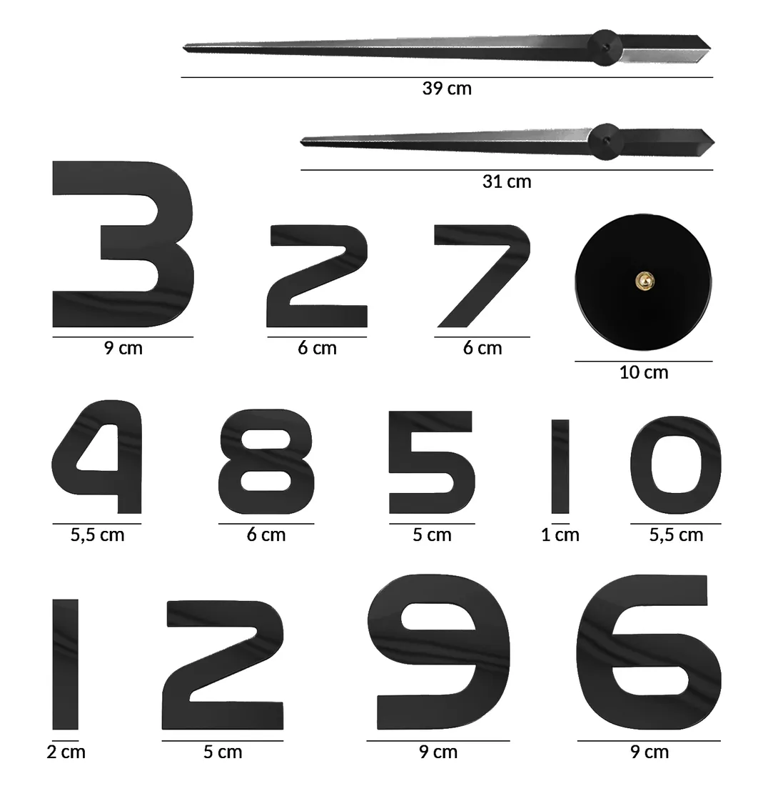 zegar-scienny-cadro-czarny-130cm