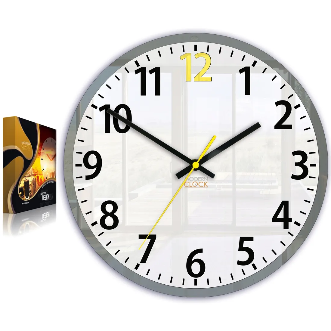zegar-scienny-modernclock-bialy-30cm