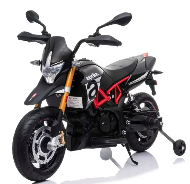 Pojazd Motor Aprilia DORSODURO 900 Czarny Czarna ALL4BABY 007 duży