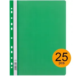 skoroszyt-d-rect-pp-a4-lux-wpinany-zielony-25szt