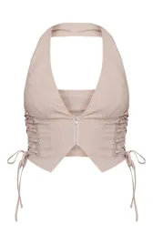 prettylittlething-top-damski-bezowy-na-ramiaczkach-rozmiar-36