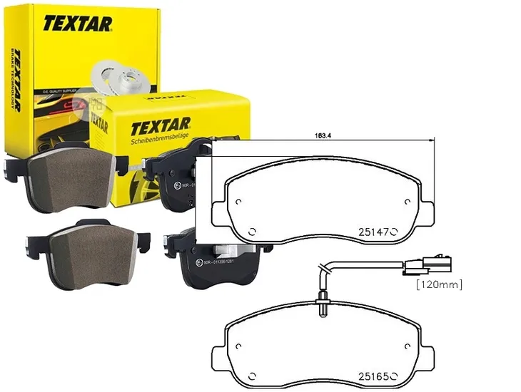 klocki-hamulcowe-przod-textar-opel-movano-b-numer-katalogowy-czesci-2514701