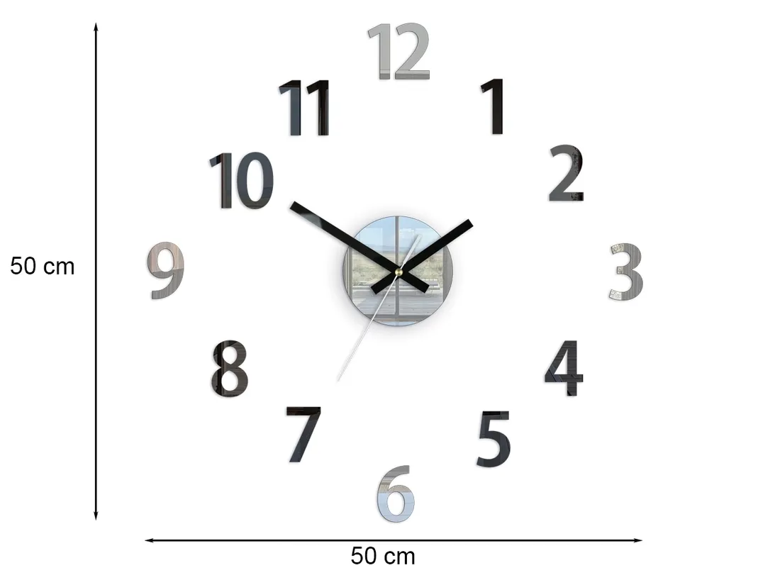zegar-scienny-modernclock-czarny-50cm