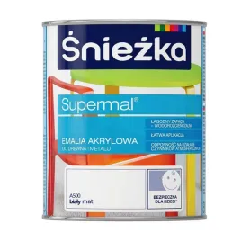 sniezka-supermal-emalia-akrylowa-bialy-08-l-mat