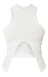 prettylittlething-top-damski-bialy-asymetryczna-rozmiar-34