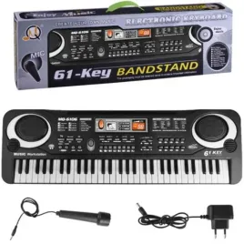 keyboard-pianino-do-nauki-organy-dla-dzieci-mikrofon-zasilacz-zestaw