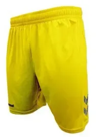 luzne-krotkie-spodenki-sportowe-zolte-logo-sciagacz-wiazanie-hummel-152