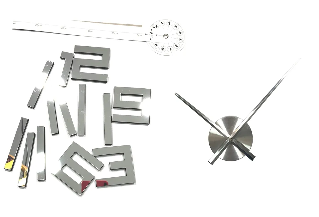 zegar-scienny-smartime-srebrny-100cm-linia-lustro