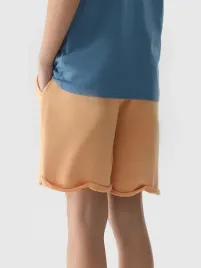 4f-krotkie-spodenki-do-polowy-uda-bawelna-pomaranczowy-rozmiar-158