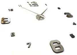 zegar-scienny-nowoczesny-3d-lustro-silver-duzy-diy