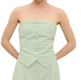 zielony-krotki-dopasowany-gorsetowy-top-crop-bardot-guziki-xs