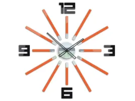zegar-scienny-briliant-pomaranczowy-naklejany