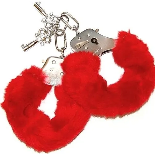pluszowe-kajdanki-vogadgets-czerwone