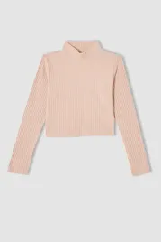 lososiowa-bluzka-krotka-prazkowana-ze-stojka-dlugi-rekaw-defacto-116-122